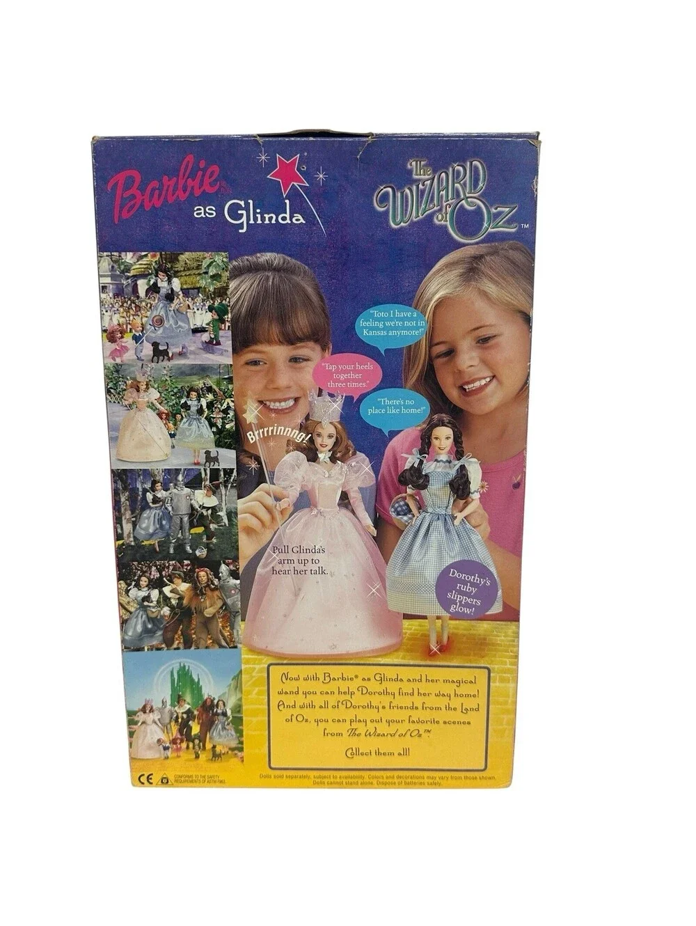 NIB Barbie As Glinda The Wizard Of Oz / Glinda Talks/Wand Brrinnng -1999